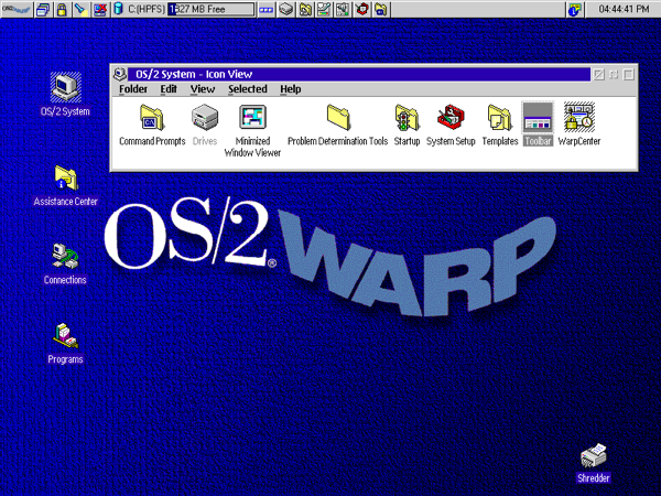 Доклад по теме Операционная система OS/2