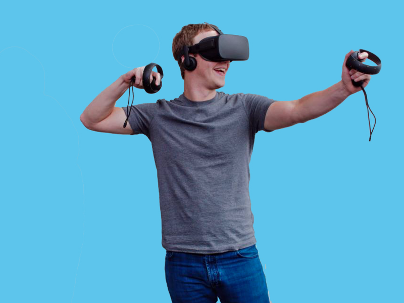 Марк Цукерберг в Oculus Rift