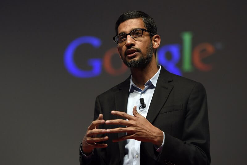 CEO Google Сундар Пичаи. Фото: TechCrunch