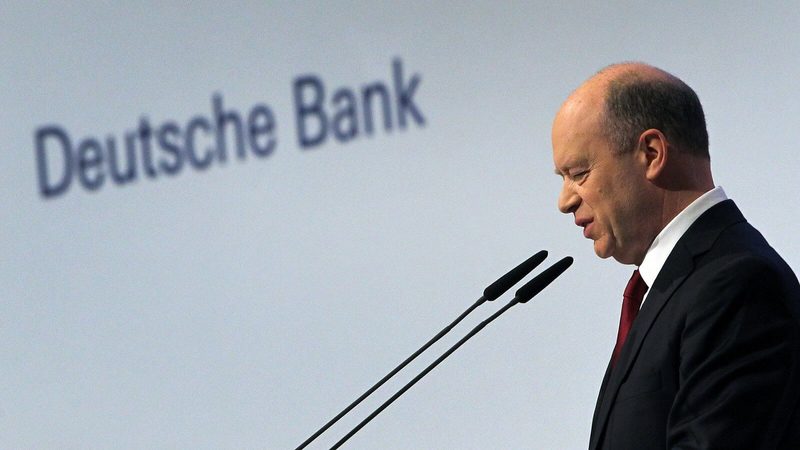 CEO Deutsche Bank Джон Крайан. Фото: RTE