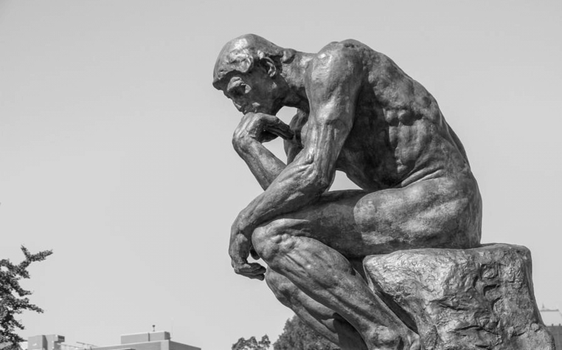 Сукльптура «Мыслитель», Огюст Роден. Фото: Pixels