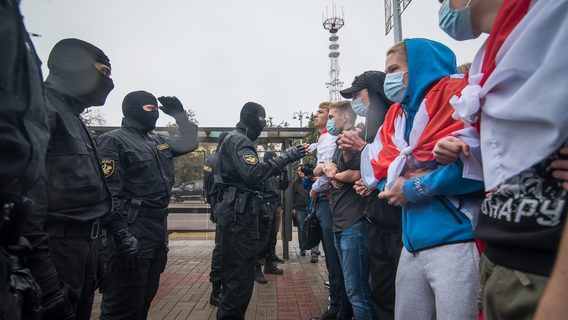 Студенты рассказали про марш в Минске