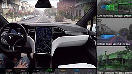 Илон Маск: «Скоро Tesla сможет доехать из гаража до офисной парковки без водителя» 