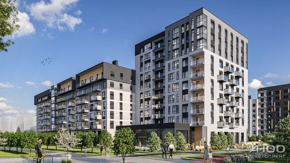 Посмотрите: новый дом возле Минска с террасами и паркингом на первом этаже