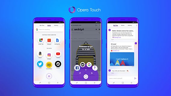 Opera представила новый мобильный браузер «для одной руки» 