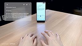 Samsung создала невидимую AI-клавиатуру 