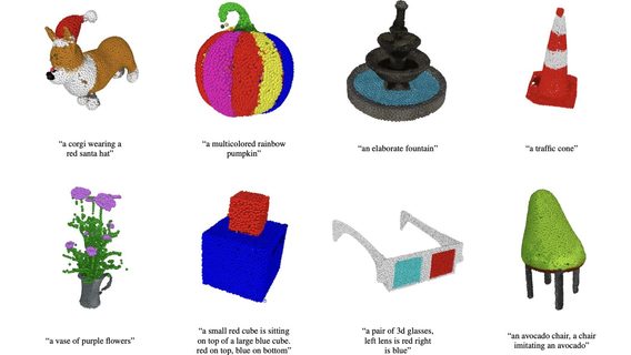 В OpenAI создали нейросеть, которая генерирует 3D-объекты по тексту