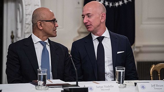 Amazon добилась блокировки военного контракта Microsoft и Пентагона