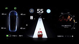 «Пасхальное яйцо» в прошивке Tesla превращает электромобиль в сани Деда Мороза 