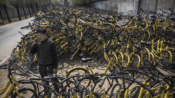 Китайский стартап по прокату велосипедов привлёк $1 млрд 