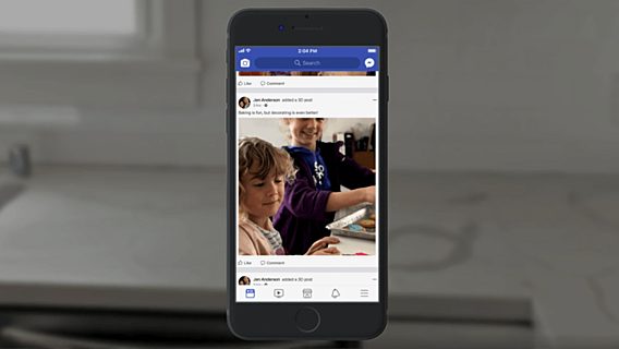 Facebook внедряет возможность публиковать 3D-фотографии с симуляцией глубины 