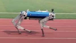 Робот-собака установил рекорд Гиннеса в стометровке