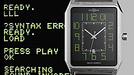 Кодовое название Green Screen. Часы в стиле компьютерных технологий 90-х