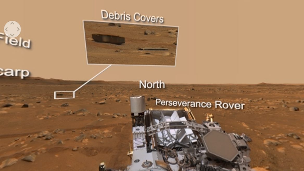 NASA выпустило интерактивную 360° панораму Марса в объективе Perseverance