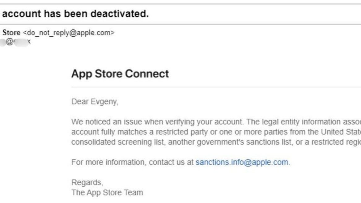 Apple начала банить беларусских разработчиков из-за санкций